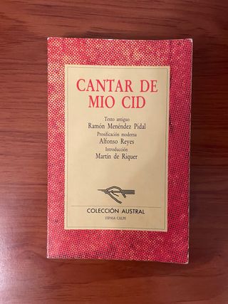 Cantar de mío Cid