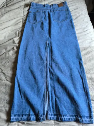Falda vaquera larga Talla S