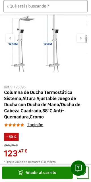 Columna Ducha Auralum Nueva