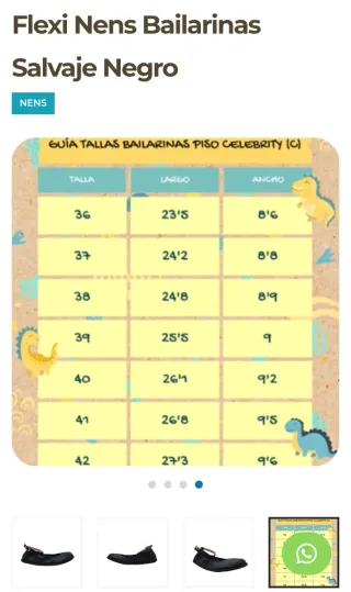 Merceditas FlexiNens Talla 37 barefoot