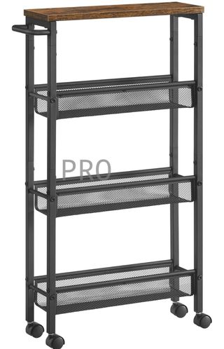 Carro de 4 Niveles Negro