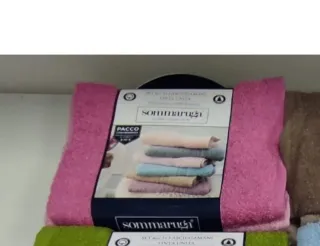 Set 6 Asciugamani Sommaruga Rosa Nuovi