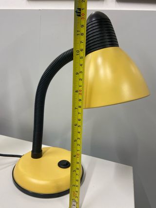 Flexo de mesa amarillo y negro