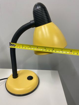Flexo de mesa amarillo y negro