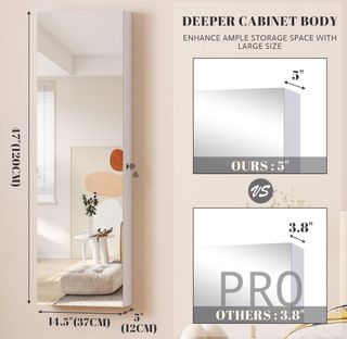 Armario LED con espejo