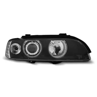 Faros delanteros Angel eyes BMW Serie 5 E39 Black