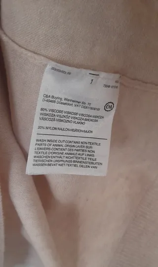 Chaqueta fina beige de mujer