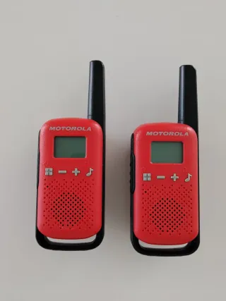 2 Walkie Talkies Motorola Rojos