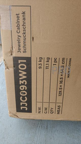 Armario para Joyas, Espejo Joyero de Pared