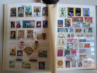 Clasificador con sellos usados de Hungría.