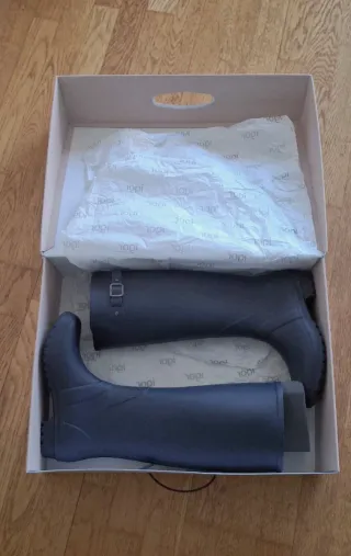 Botas de agua azul marino mujer