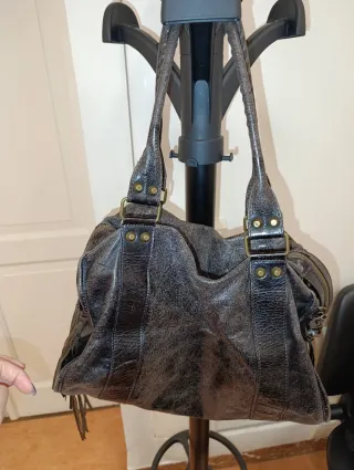 Borsetta Balenciaga Pelle Marrone