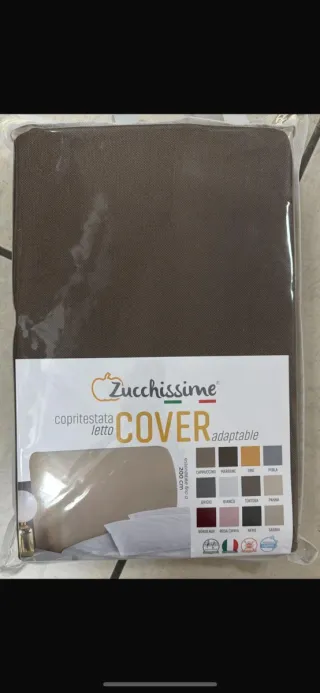 Copritestata Letto Zucchissime Marrone 200 cm