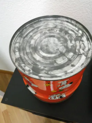 Papelera Snoopy Vintage naranja