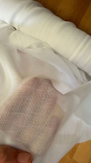 Visillo blanco por metros