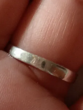 Sortija Oro Blanco 18K con Brillante, MACIZO .