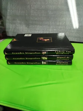 Libro antiguo biografía lote historia