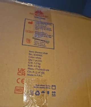 Cadeira de Banho Giratória 360°