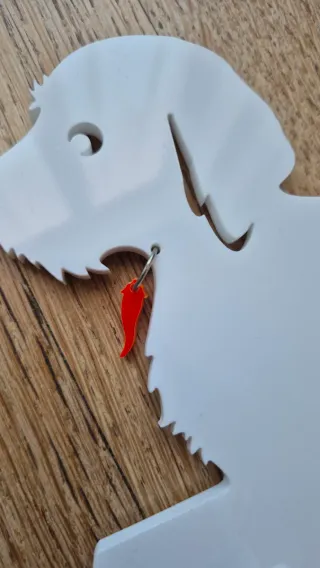 Appendino cane bianco