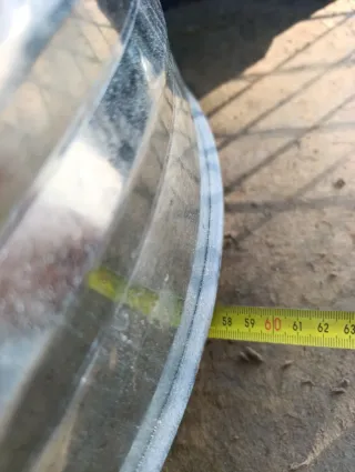 Bidón chapa galvanizada nuevo
