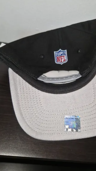 Gorra Raiders 9FORTY New Era Curva Negra/Gris