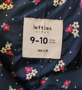 Chaquetón niña 9-10 años floral