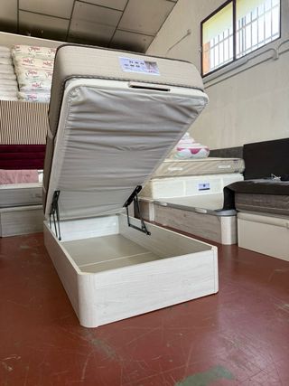 CANAPE Y COLCHON FLEX PARAÍSO VISCO 90x190