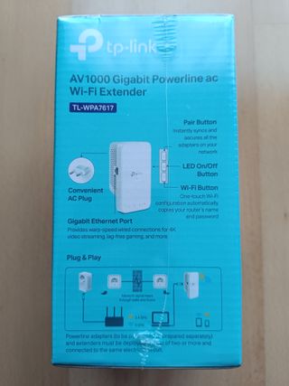 (PRECINTADO) Extensor WiFi PLC TP-Link AV1000
