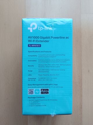 (PRECINTADO) Extensor WiFi PLC TP-Link AV1000