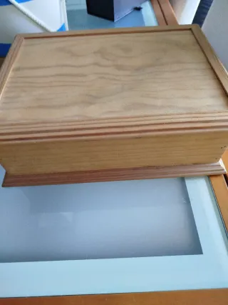 Caja de madera para decorar 28x21x9