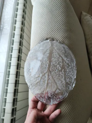 Lámpara Murano Vintage Cristal Macizo