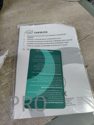 Masajeador de asiento con memoria - Snailax