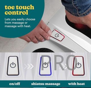 Masajeador eléctrico para pies con calor - Homedic