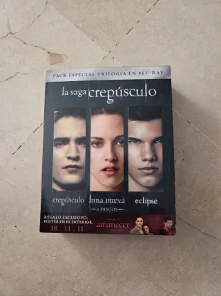 Pack Saga Crepúsculo Blu-ray Trilogía
