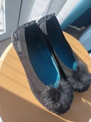 Manoletinas negras Conguitos talla 32