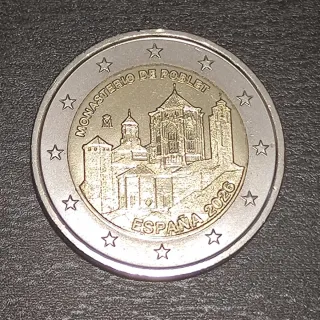 Moneda 2€ Conmemorativa España 2026 Poblet SC