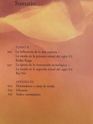 Moda. Una historia desde el s. XVIII al s. XX