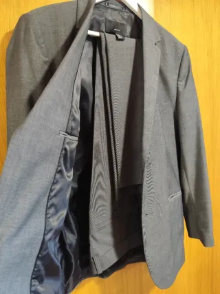 Traje T.42 Negro/Gris