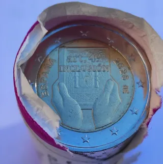 Moneda 2€ Conmemorativa España 2026 Inclusión