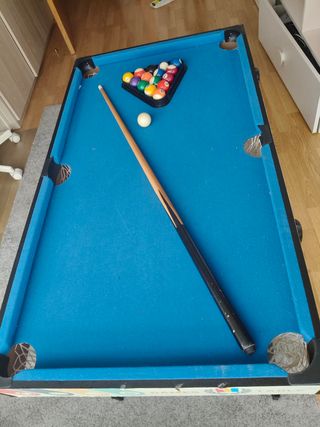 Mesa Multijuegos 4 en 1 Plegable – Billar, Ping Po