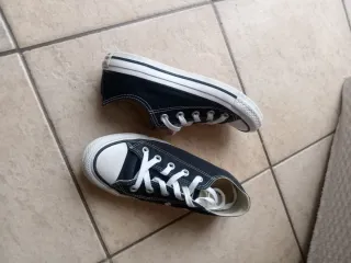 Converse All Star nere taglia 35