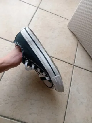 Converse All Star nere taglia 35