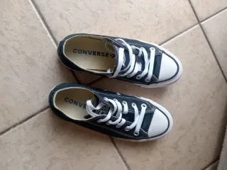 Converse All Star nere taglia 35