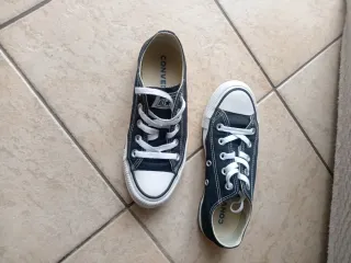 Converse All Star nere taglia 35