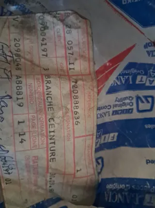 FIAT BRAVA/MAREA. HEBILLA CINTURON CONDUCTOR.