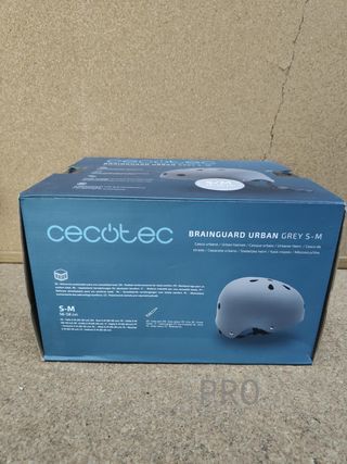 Casco Urbano y Montaña para Bicicletas S-M gris Cecotec