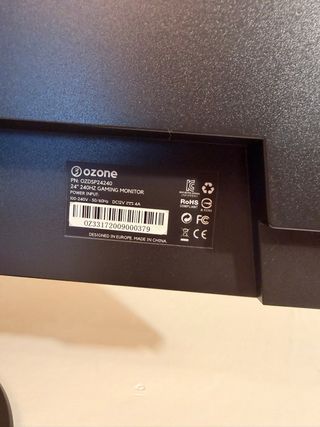 Monitor Ozone 24 240Hz  Altura regulable
