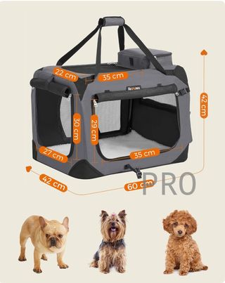 Transportín para gatos y perros - Feandrea