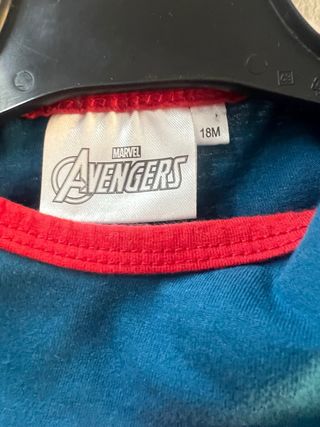 Body Marvel Avengers Talla 18m