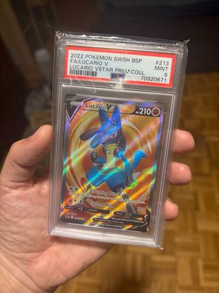 Cambio Carta Lucario V PSA 9